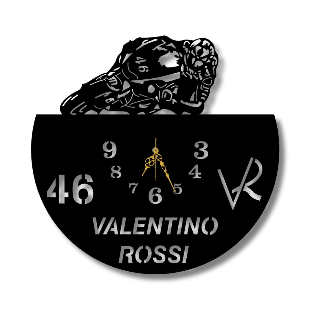 🏁 Valentino Rossi Wall Clock
