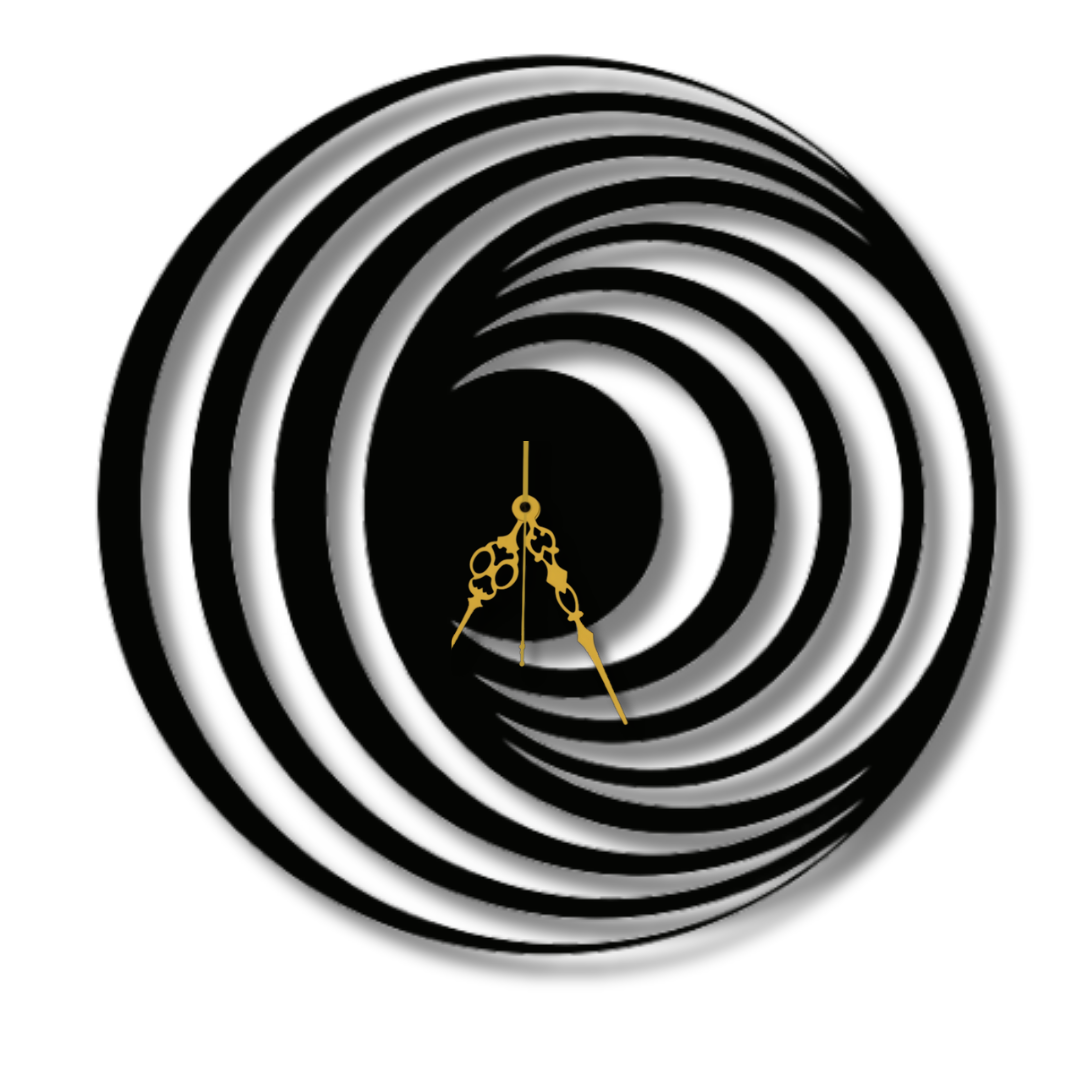 🌀 Hypnotic Swirl Clock