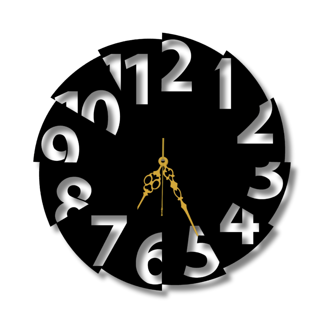 🌀 Abstract Numbers Clock