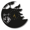 🐺 Lunar Wolf Clock