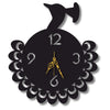 🦚 Royal Peacock Clock