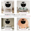 💑 Timeless Romance – Couple Silhouette Wall Decor Clock 🌙