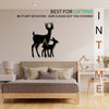 🦌 Deer Love Wall Clock