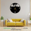 💑 Timeless Romance – Couple Silhouette Wall Decor Clock 🌙