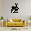 🦌 Deer Love Wall Clock