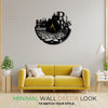 🗼 Paris Streetscape – Metal Wall Decor Clock 💫