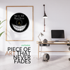 😼 Mad Smile Wall Clock