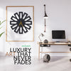 🌀 Bold Geometry Clock