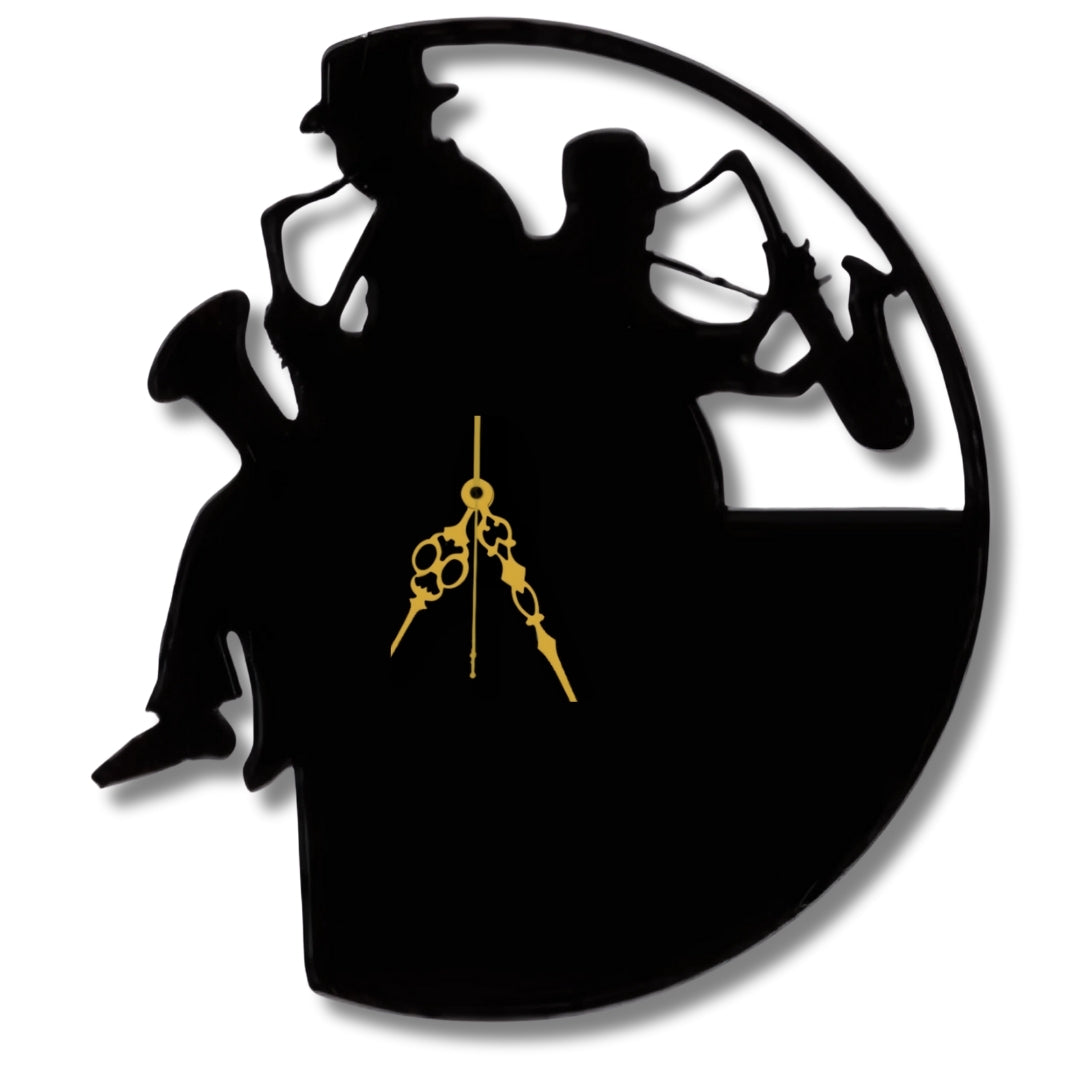 🎷 Jazz Duo Wall Clock