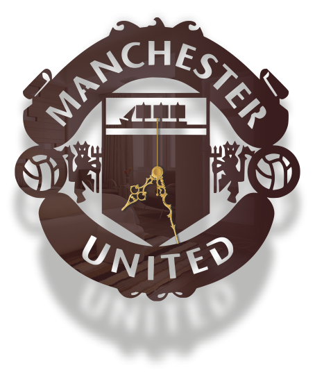 ⚽ Man United Wall Clock