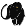 🐘 Elephant Silhouette Clock