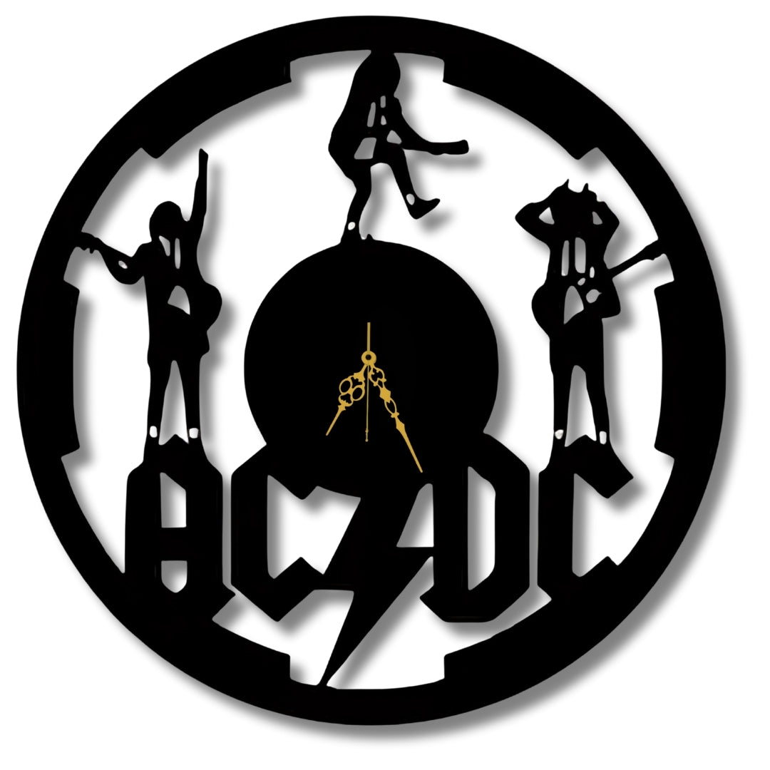 ⚡ AC/DC Rock Clock