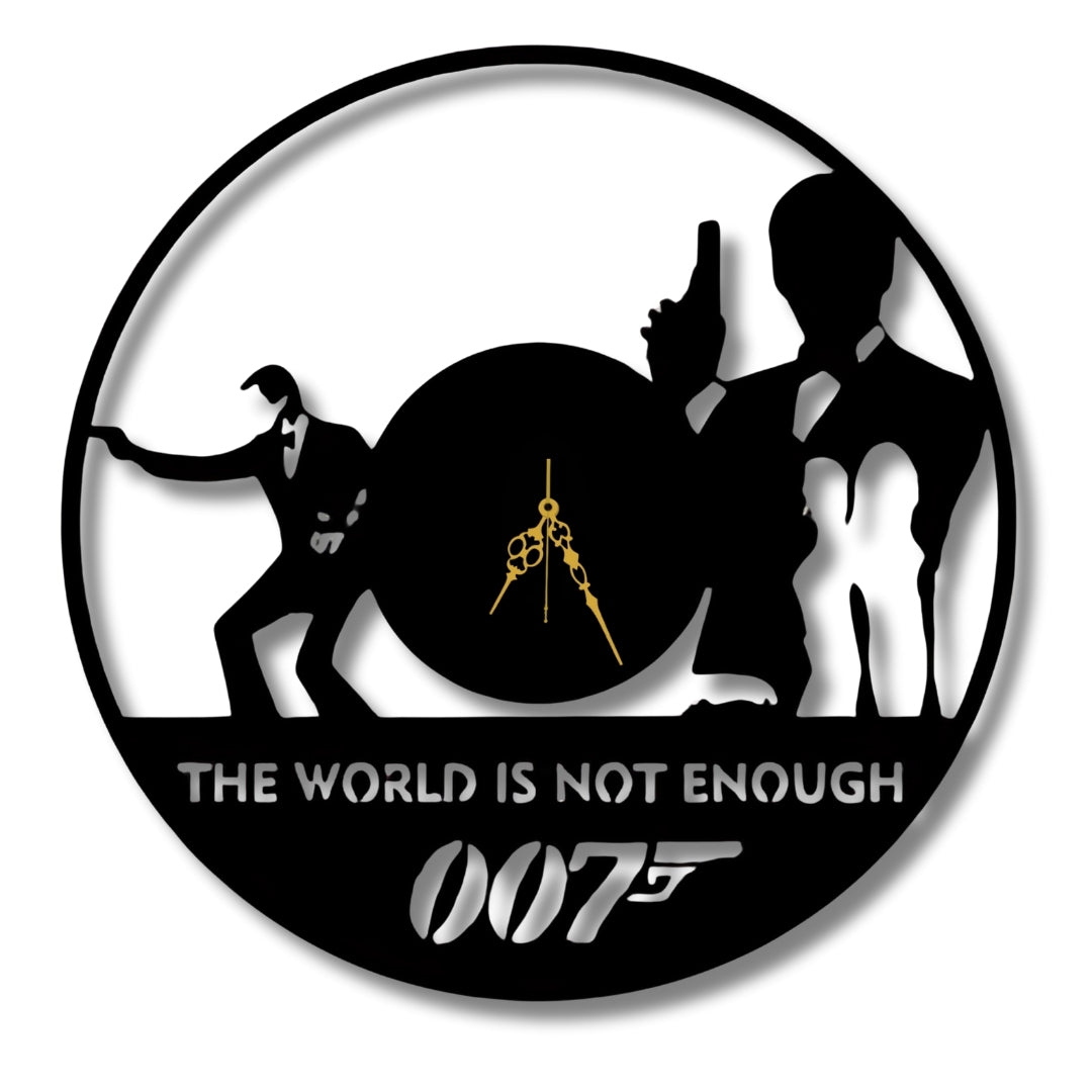 🕶️ 007 Spy Wall Clock