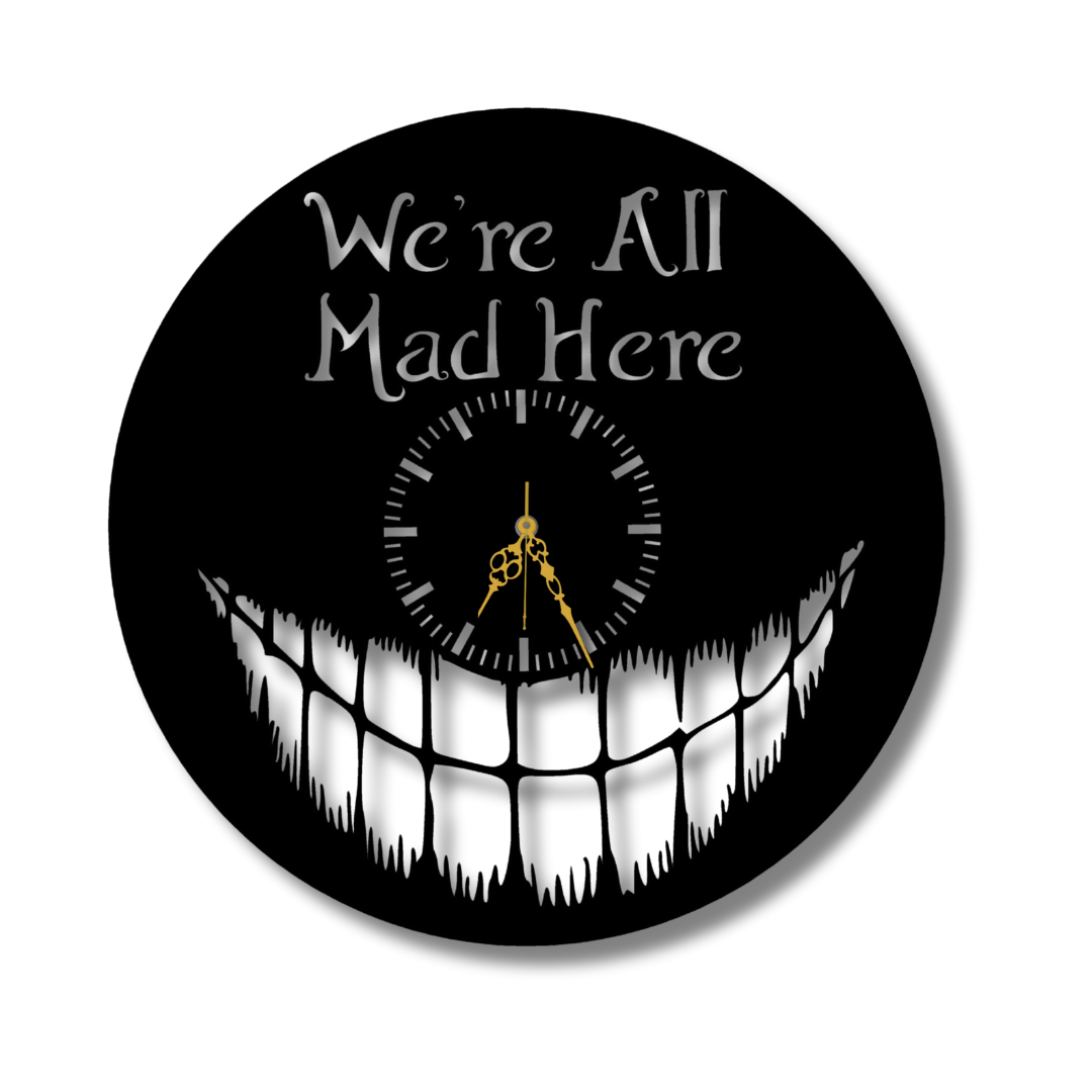😼 Mad Smile Wall Clock