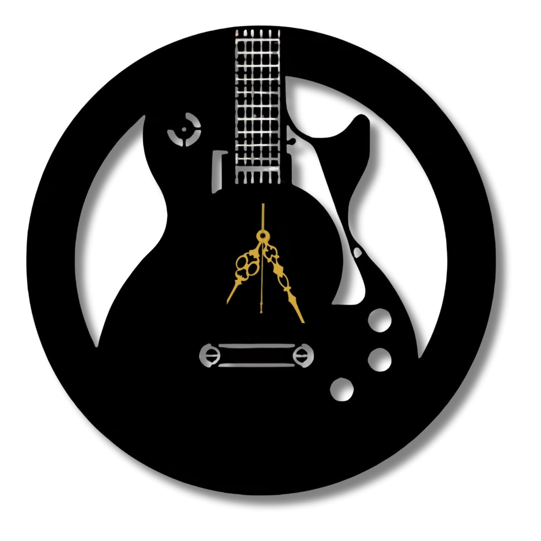 🎸 Guitar Groove Wall Clock