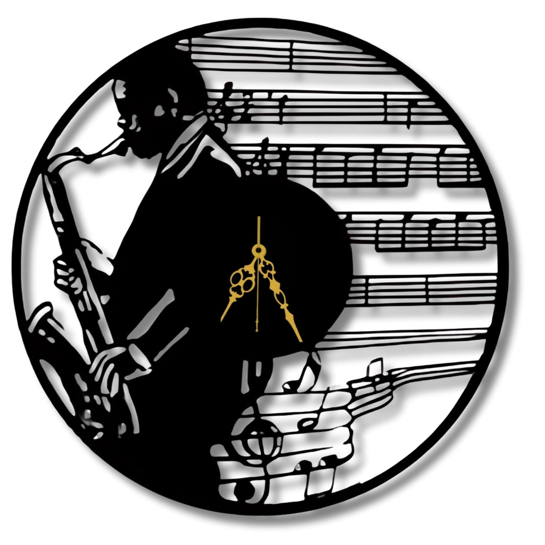 🎷 Jazz Vibes Wall Clock