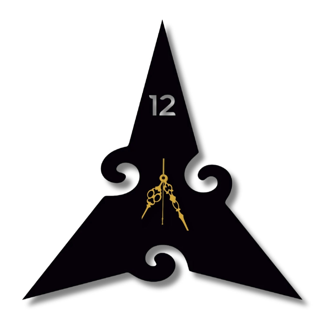 🌀 Ninja Star Clock