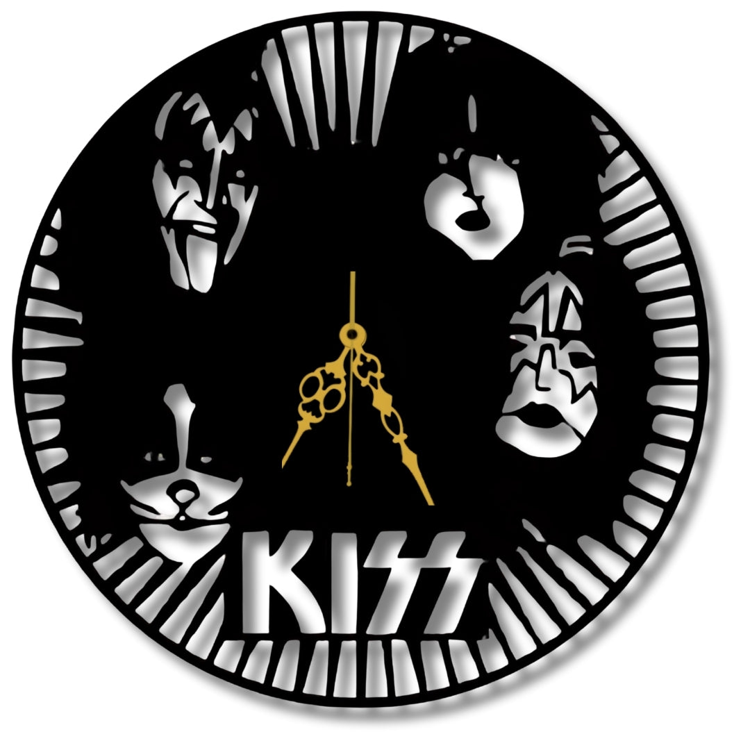 🎤 KISS Band Clock