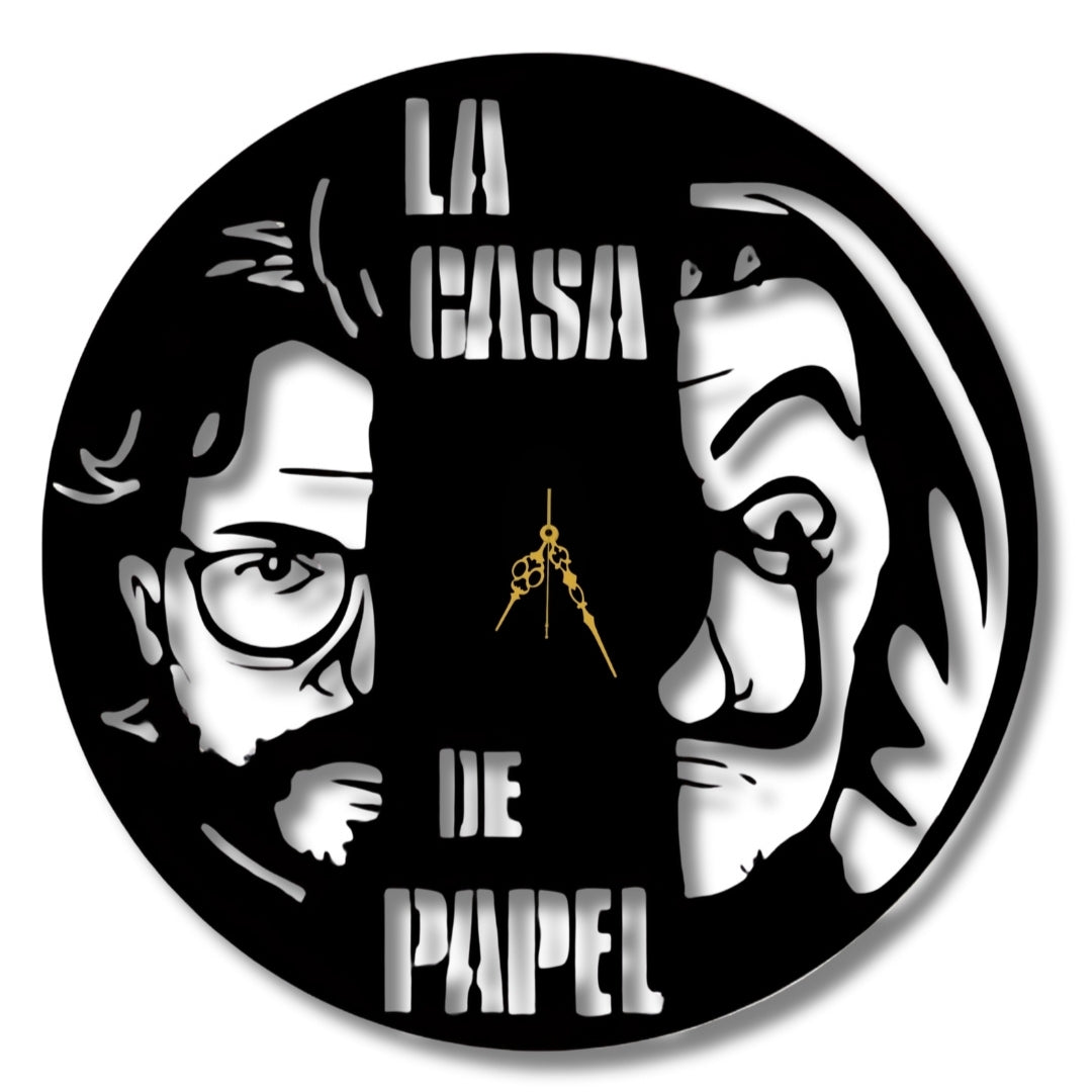 🎭 Money Heist Clock