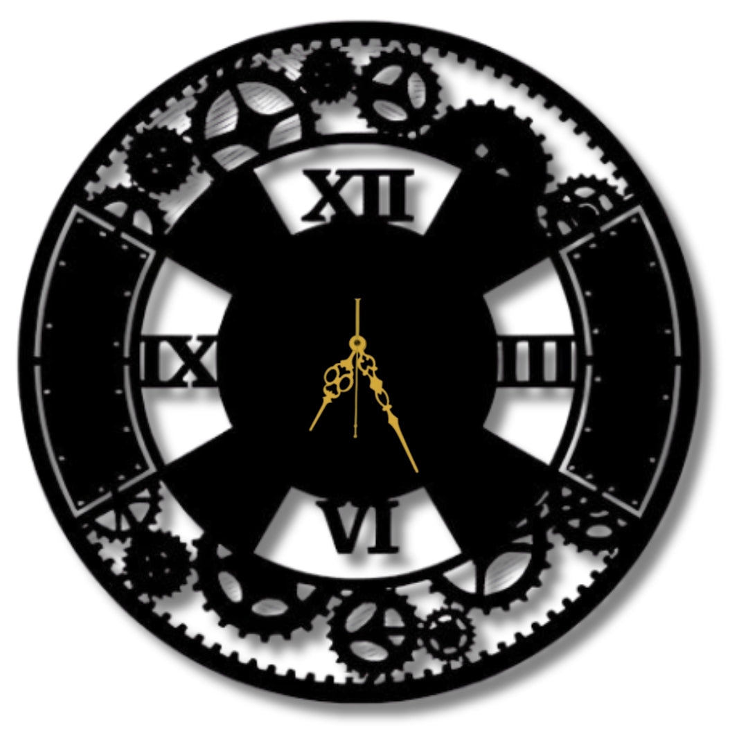 ⚙️ Steampunk Gear Wall Clock&nbsp;
