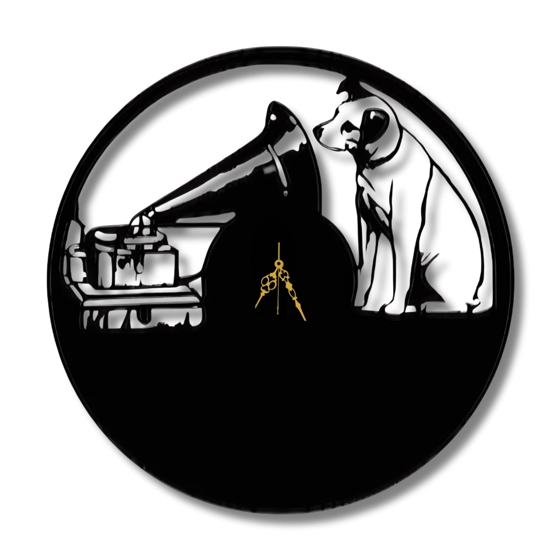 📻 HMV Gramophone Clock