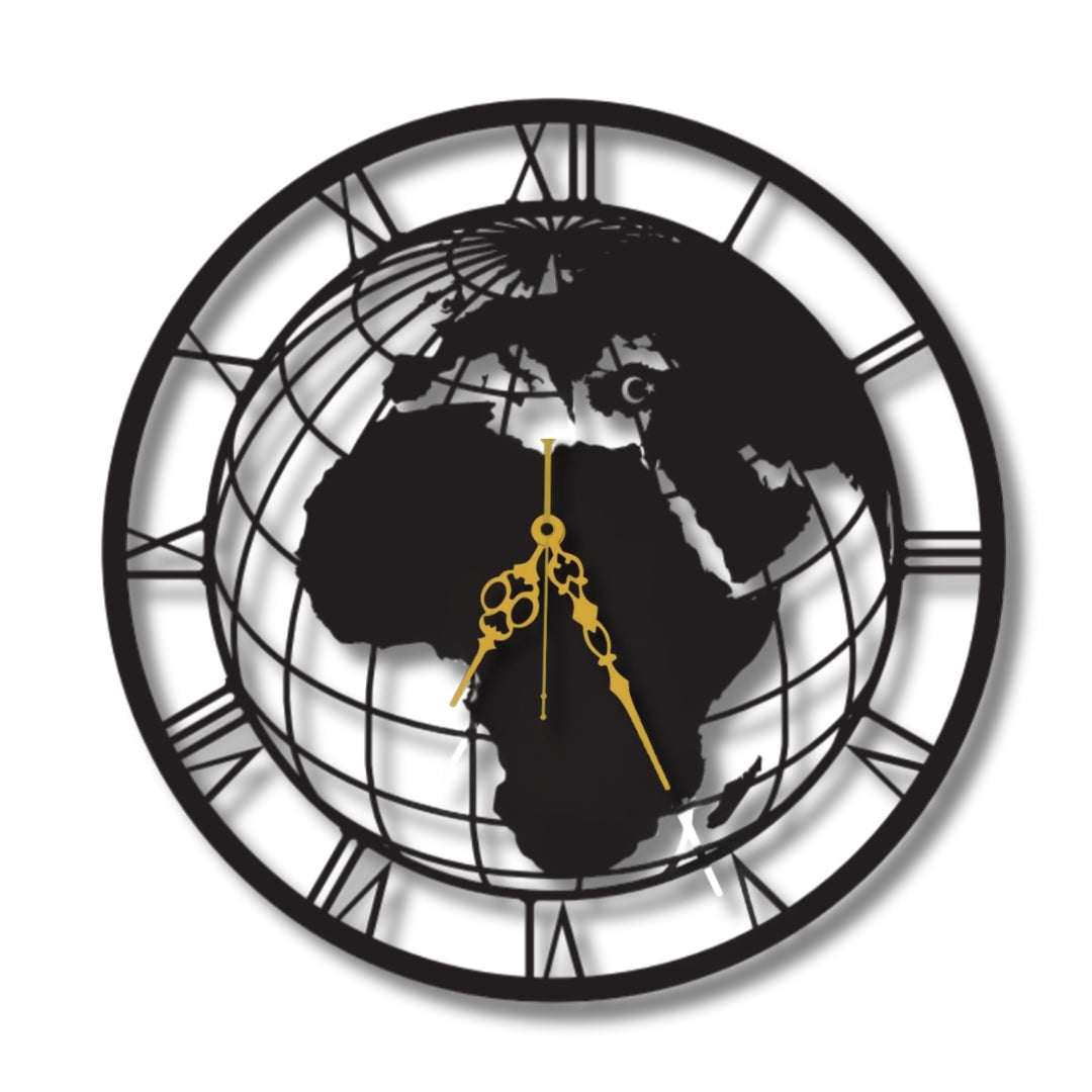 🌍 World Map Clock