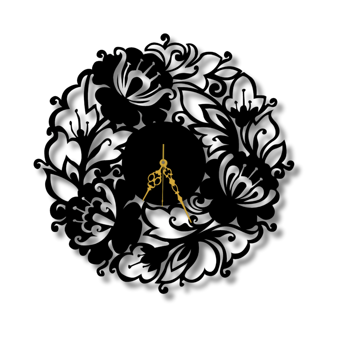 🌸 Can a Clock Bloom with Elegance? 🕰️✨