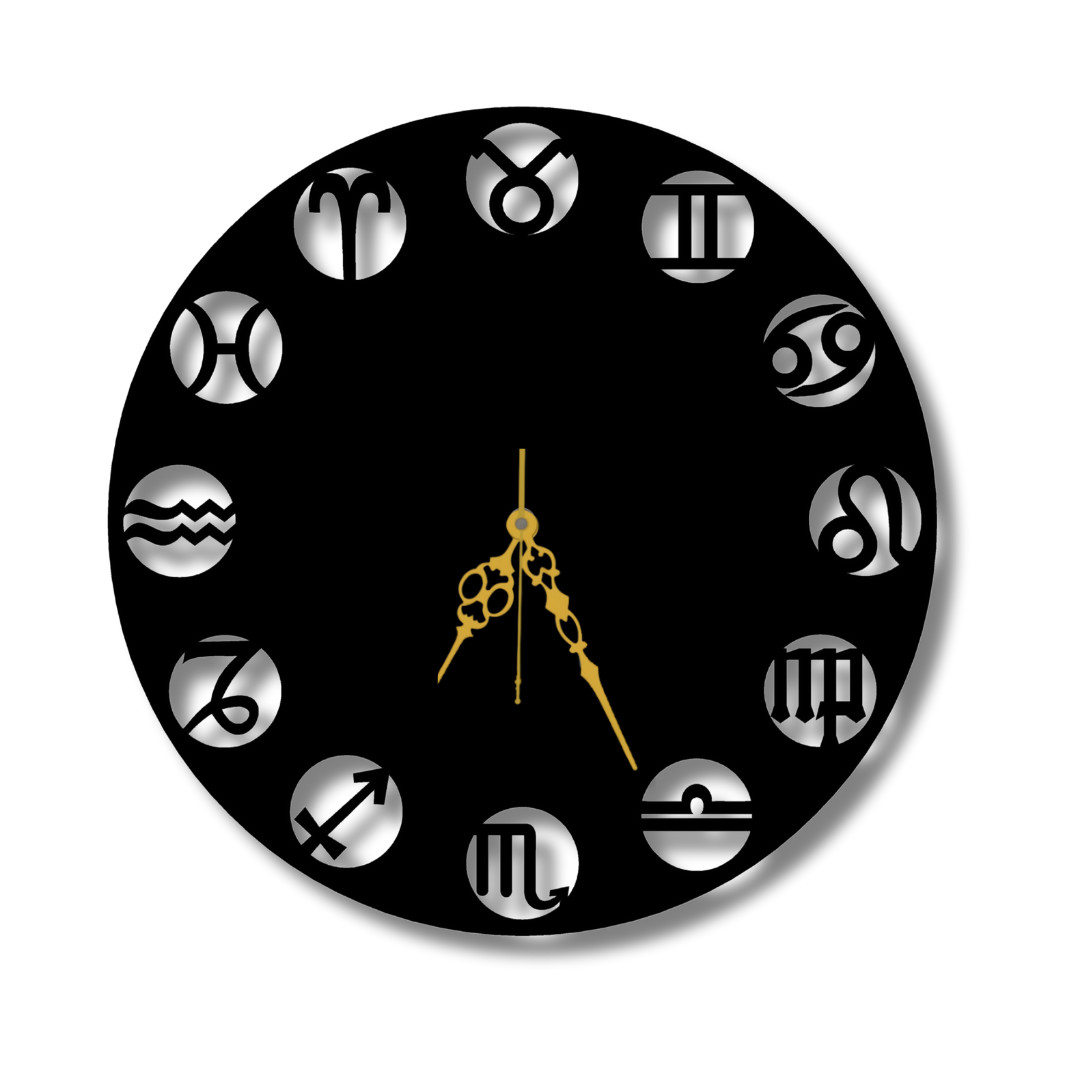 🔮 Zodiac Time Wall Clock