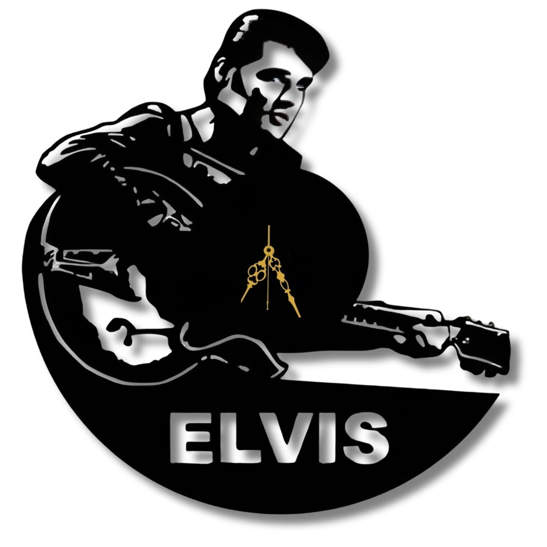 🎸 Elvis Guitar Wall Clock – A Tribute to the King 👑