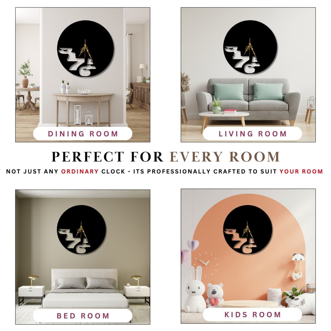 🌀 Melting Numbers Wall Clock – A Surreal Decor Accent ⏳