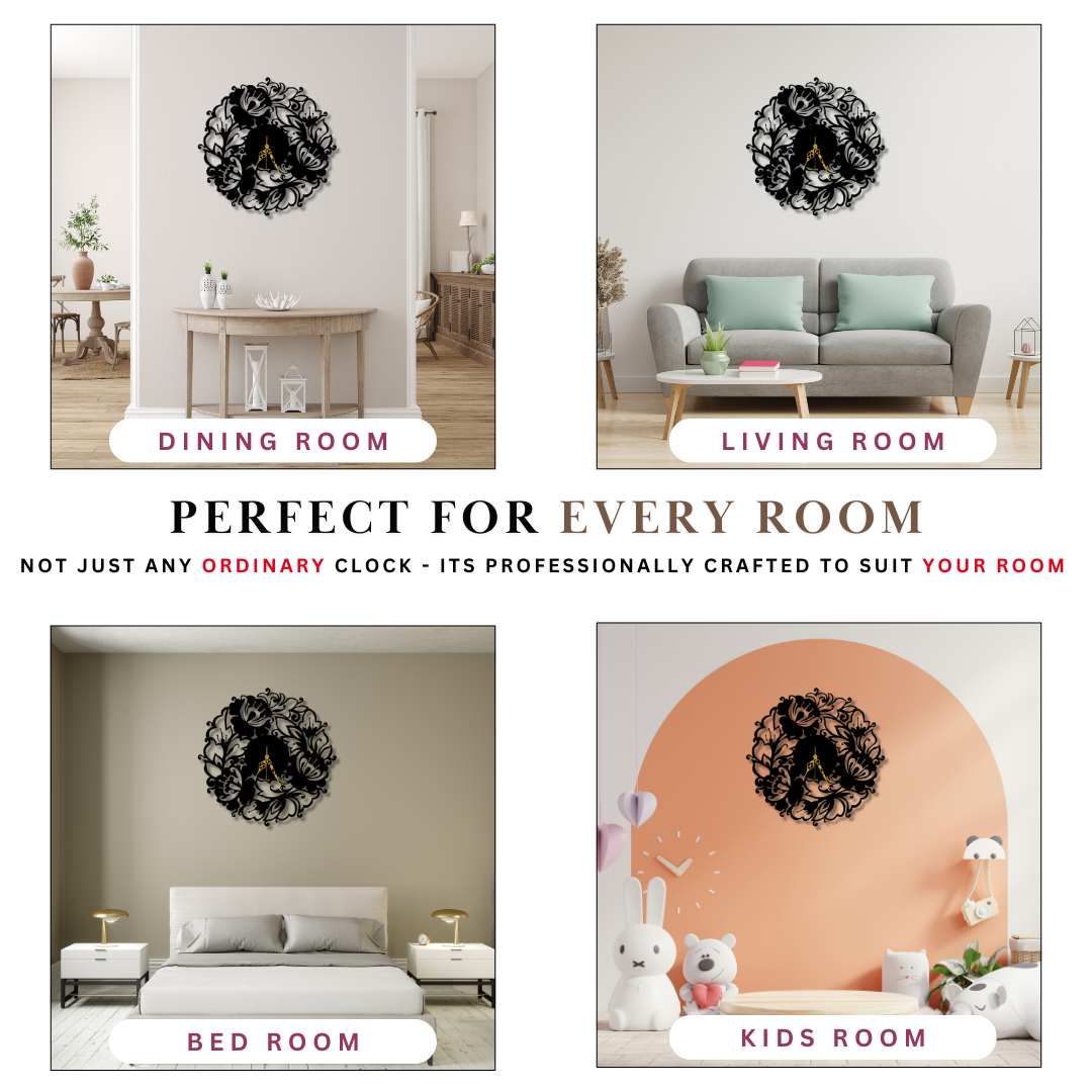 🌸 Can a Clock Bloom with Elegance? 🕰️✨