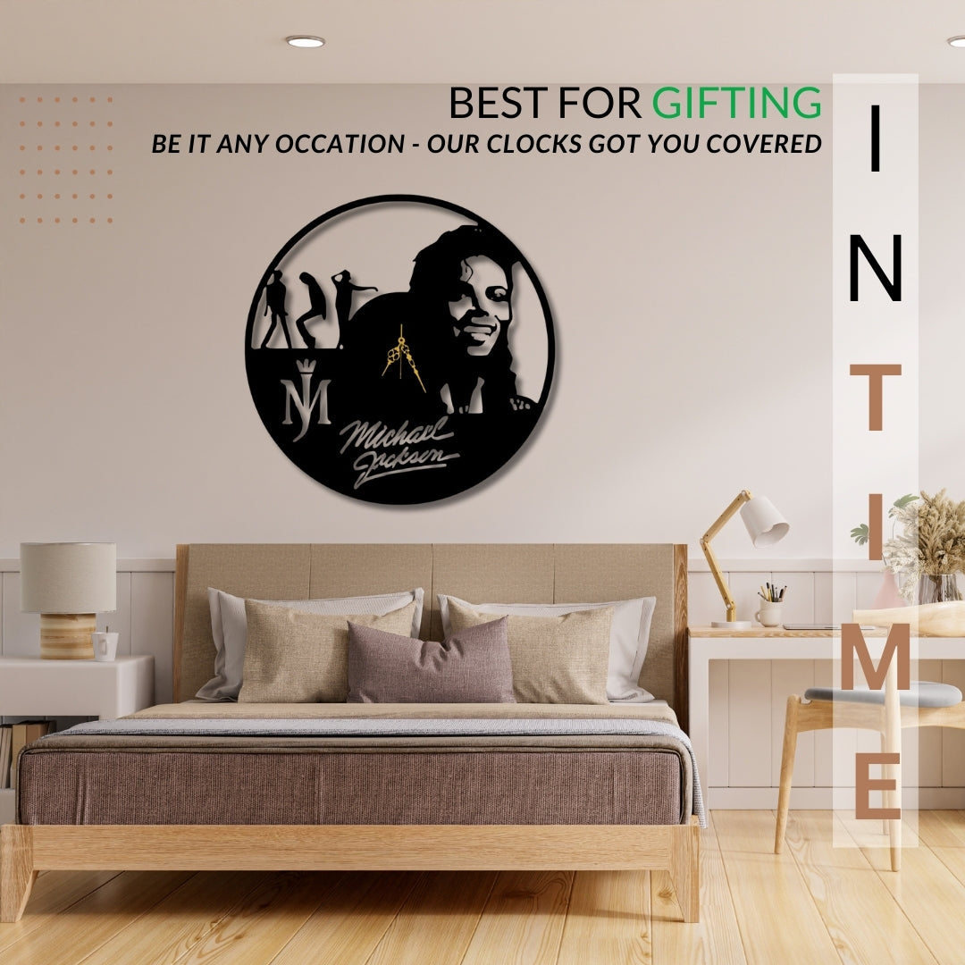 🎤 Michael Jackson Wall Clock