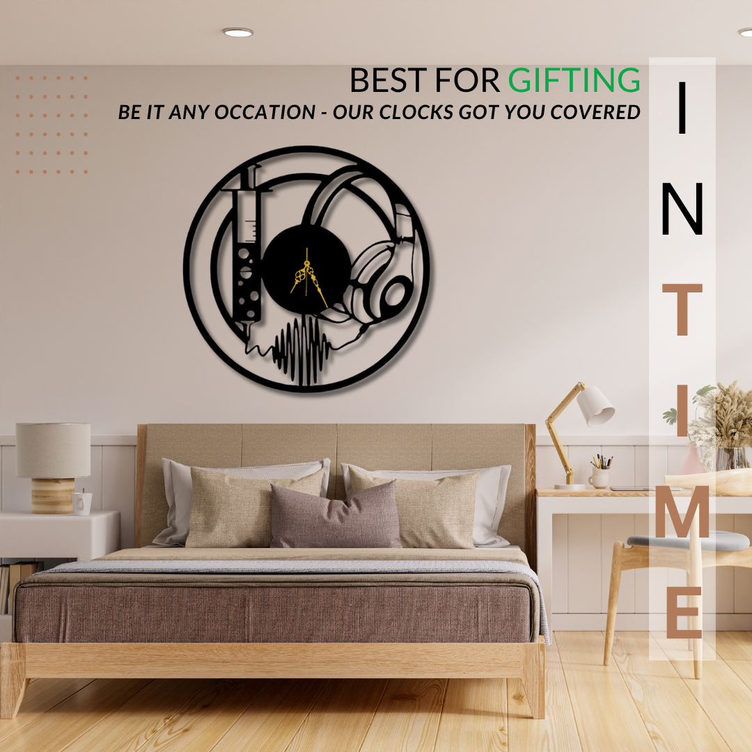 🎧 Addicted to Sound? This Clock Gets You. 🕒💉