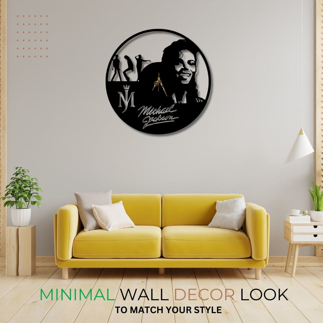 🎤 Michael Jackson Wall Clock