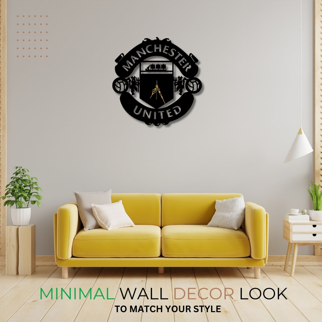 ⚽ Man United Wall Clock