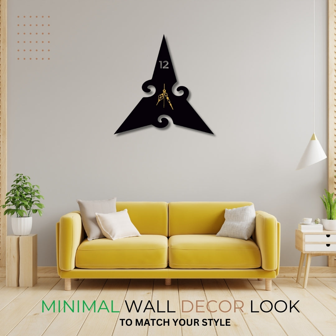 🌀 Ninja Star Clock