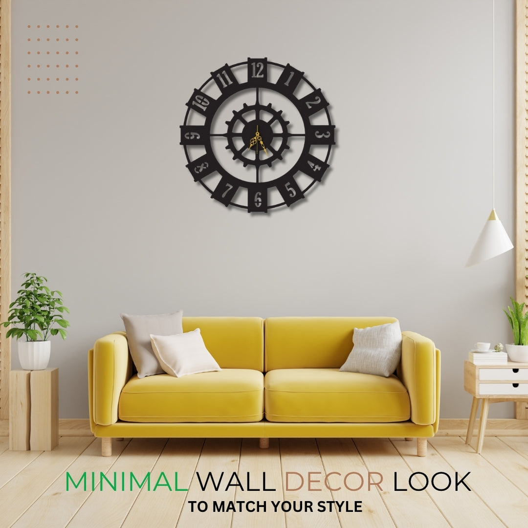 ⚙️ Gear Dial Clock
