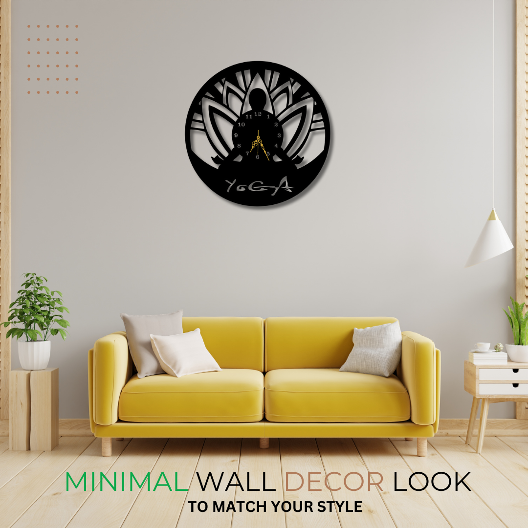 🧘‍♂️ Yoga Wall Clock